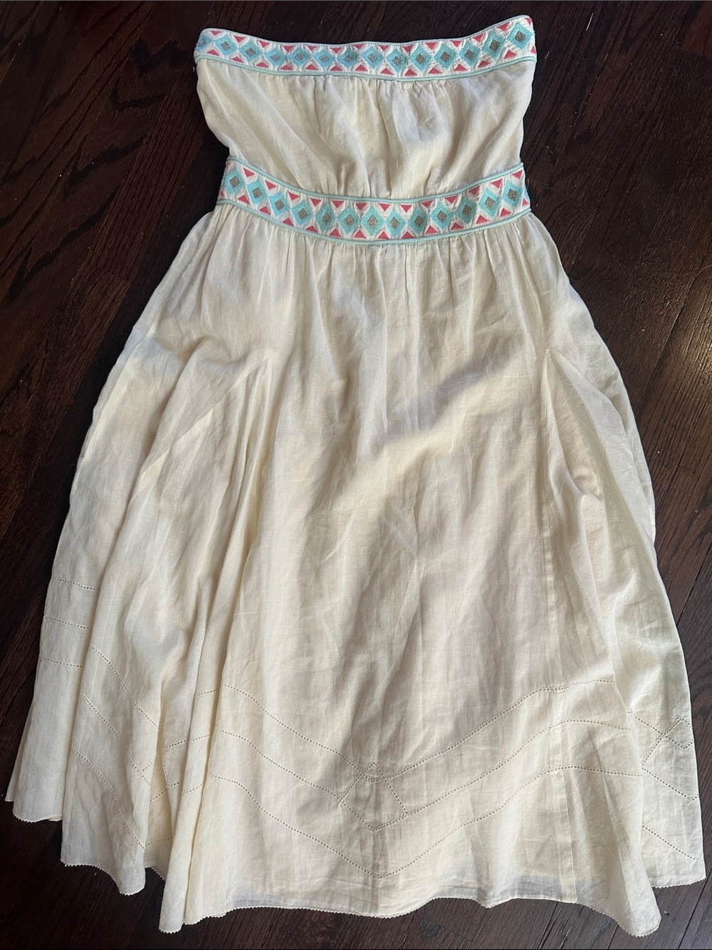 LAUREN MOFFATT STRAPLESS SUNDRESS